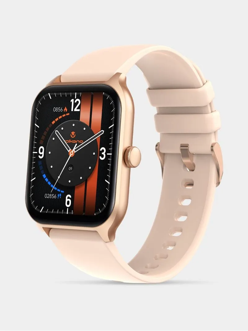 Volkano Fit Life Series Rose Plated Silicone Smart Watch