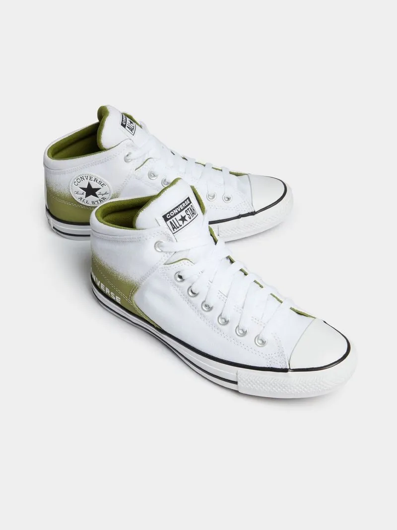 Men's Converse Chuck Taylor All Star Hi Street White/Green Sneaker
