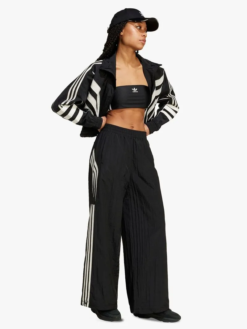 adidas Originals Women's Atlanta Black Crop Track Top