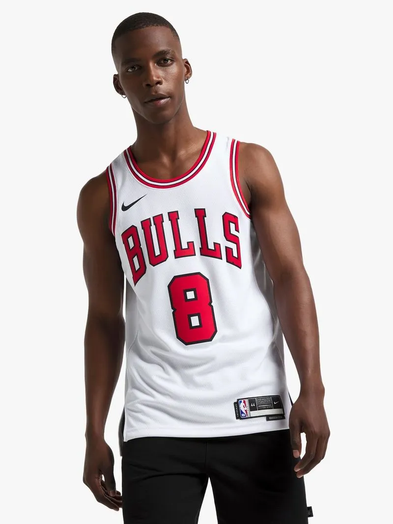 Nike Men's Chicago Bulls Association Edition 2022/23 White Jersey