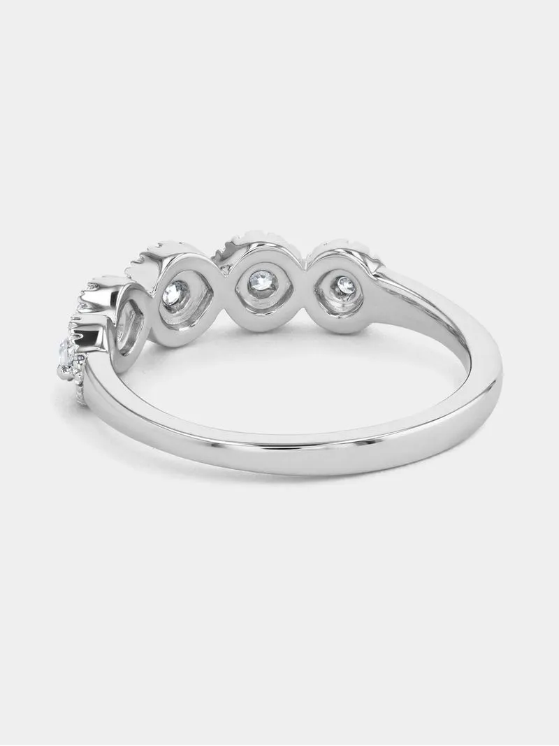 White Gold 0.50ct Diamond Infinity Women’s Ring