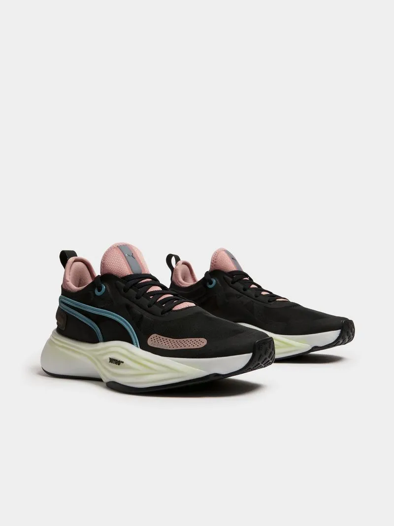 Womens Puma Nitro Square Black Training Shoes