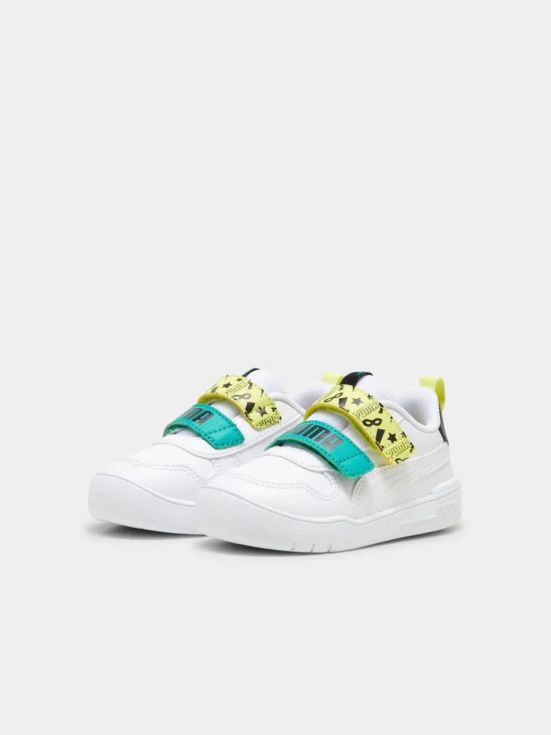 Junior Infant Puma Multiflex Mask Hero White/Multi Colour Shoes