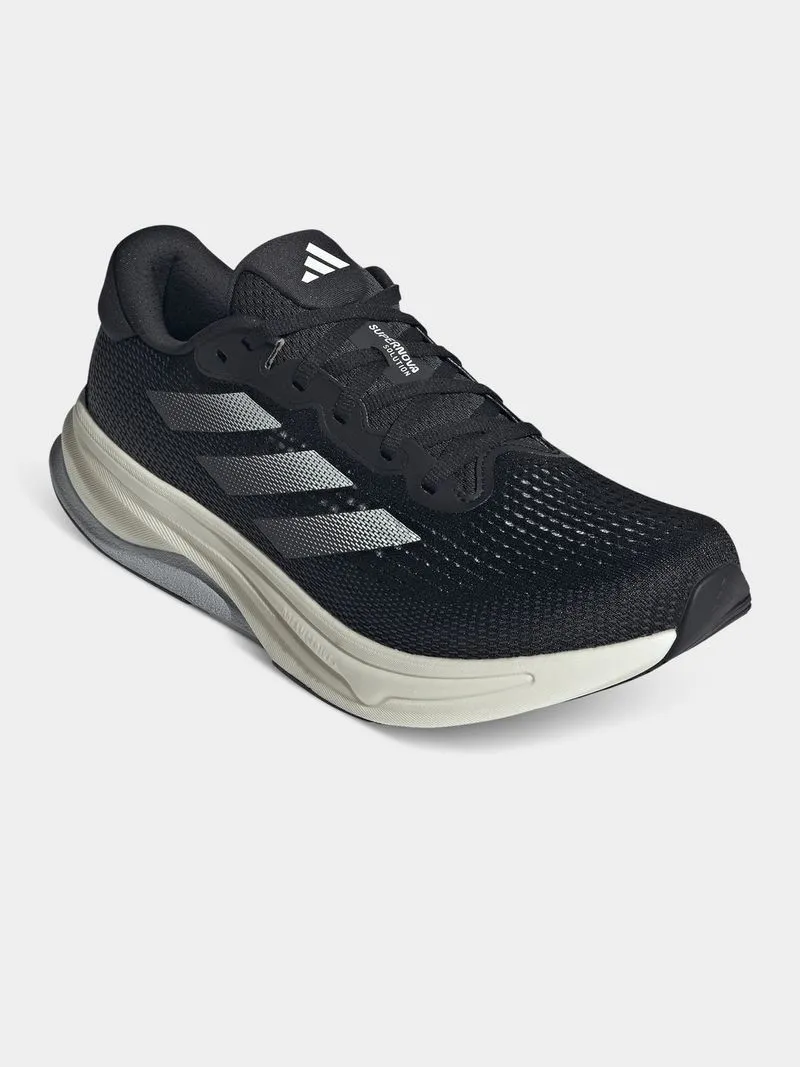 Mens adidas Supernova Solution Black/White/Grey Running Shoes