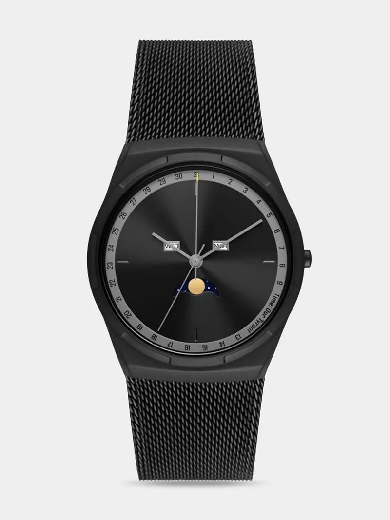 Skagen Men's Melbye Soulland X Skagen Black Plated Stainless Steel Mesh Watch