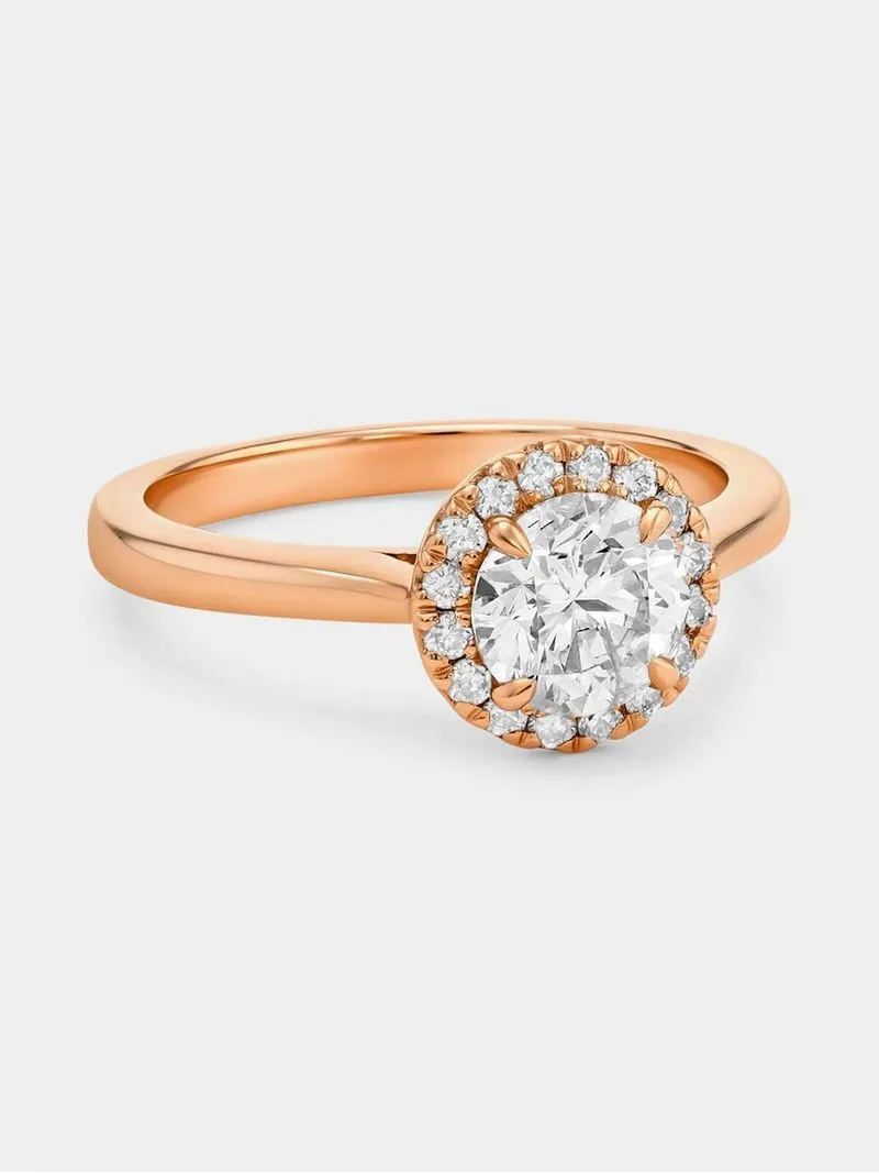Rose Gold 1.20ct Diamond Solitaire Ring