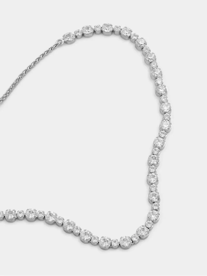 Chete Women's Cubic Zirconia Sparkly Friendship Bracelet