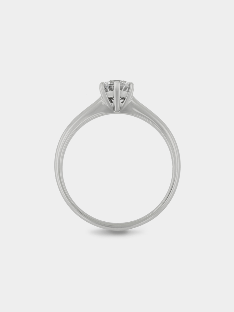 White Gold 0.50ct Diamond Solitaire Ring