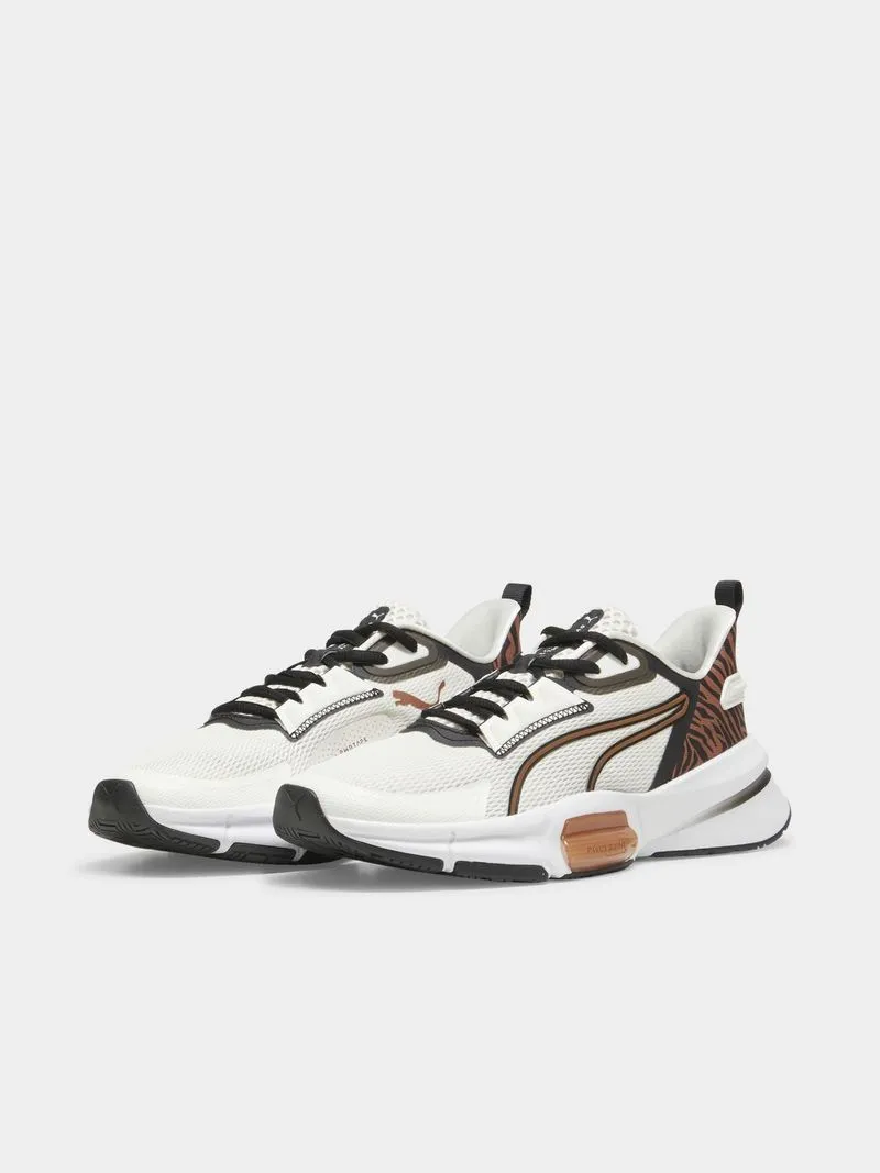 Womens Puma PWRFrame TR Animal Remix Training Shoes