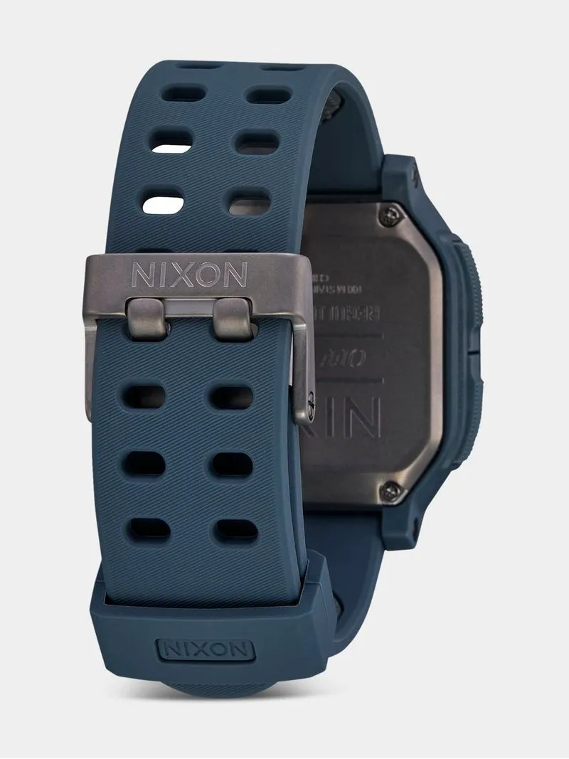 Nixon Men's Regulus Expedition Navy Digital Silicone Watch