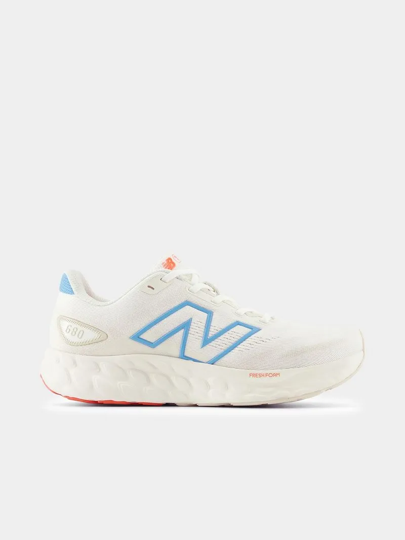 Womens New Balance Fresh Foam 680 v8 Sea Salt Running Shoes