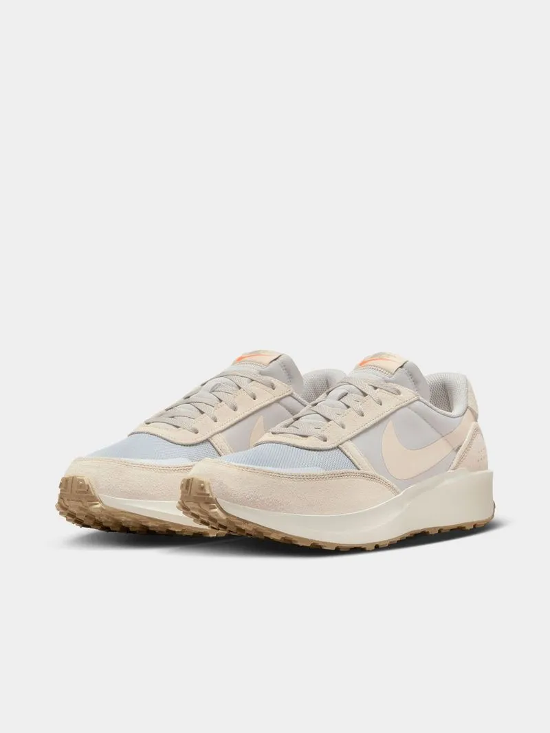 Mens Nike Waffle Debut Grey/Silver/Beige Sneakers