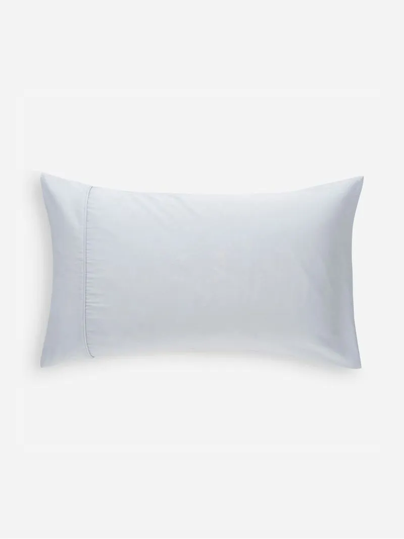 Gold Seal Certified Egyptian Cotton 600 Thread Count Pillowcase Light Blue