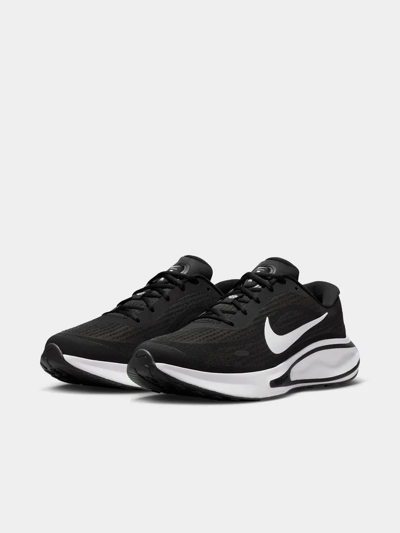 Mens Nike Journey Run Black/White Running Shoes