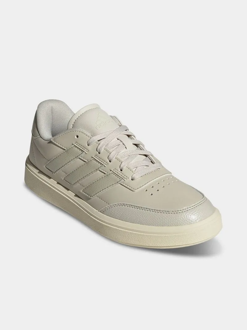 Womens adidas Courtblock Aluminium/Putty Grey/Wonder White Sneakers