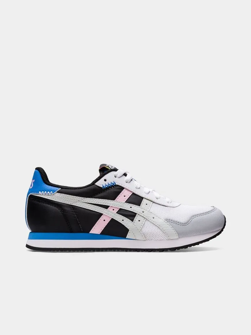 Womens Asics Tiger Runner White/Glacier Grey Sneakers