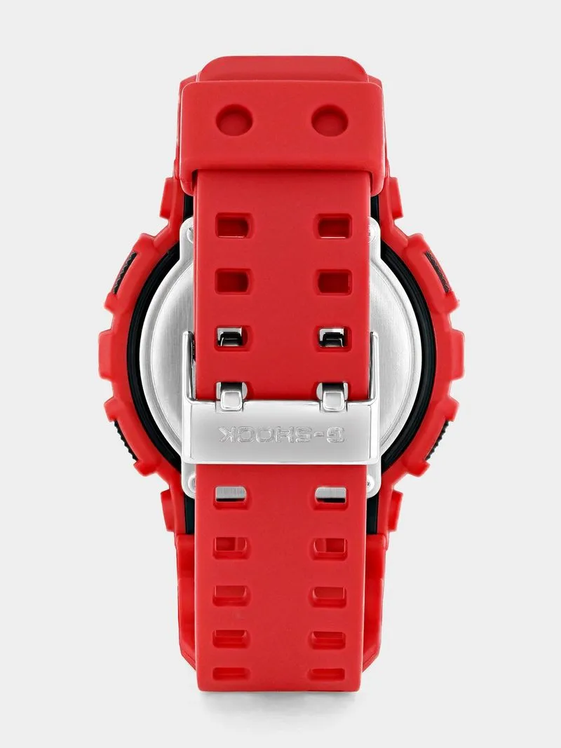 Casio G-Shock Carbon Core Ana Digi Black & Red Resin Watch