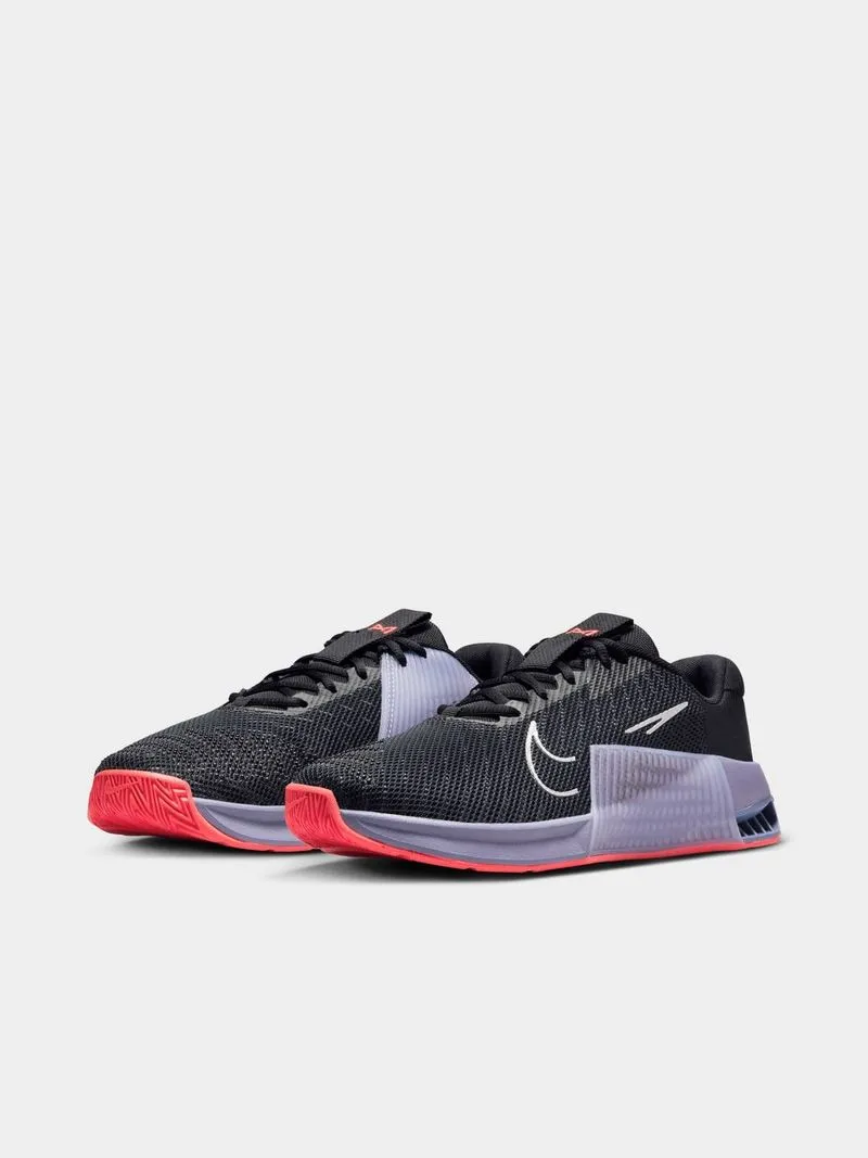 Womens Nike Metcon 9 Black/Metallic Silver Training Shoes