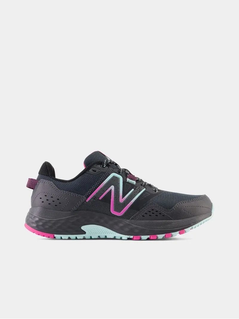 Womens New Balance T410 V8 Black/Blue/Pink Trail Running Shoes