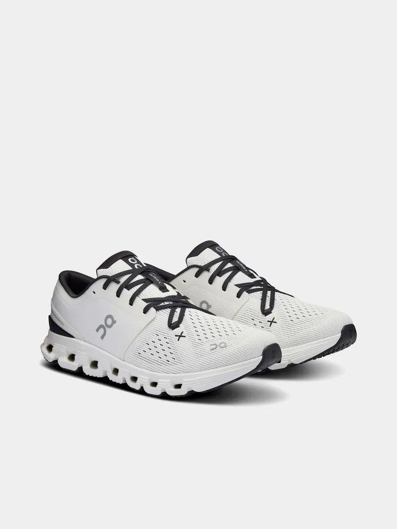 Women's On Running Cloud X 4.0 Ivory/Black Running Shoes