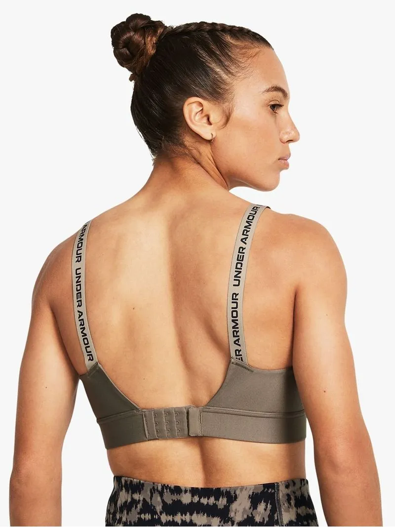 Womens Under Armour Infinity 2.0 Medium Impact Brown Bra