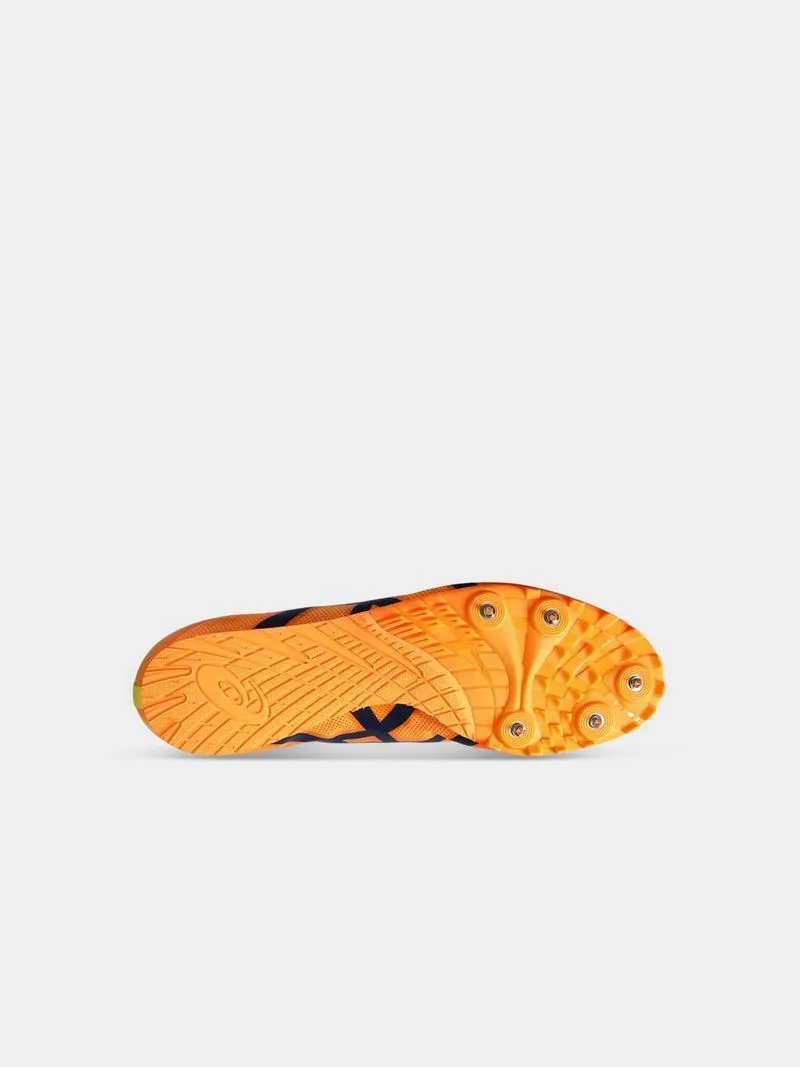 Mens Asics Hyper Ld 6 Orange/Blue Running Spikes