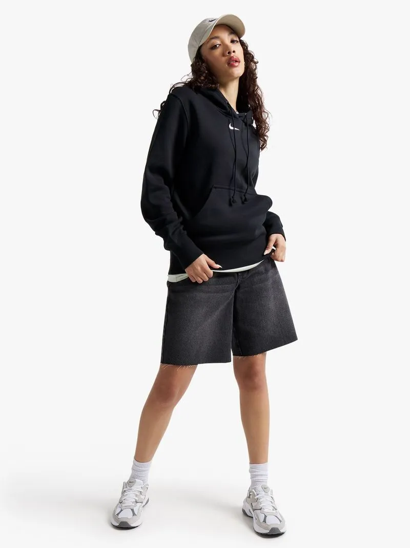 Nike Women's NSW Phoenix Fleece Black Pullover Hoodie
