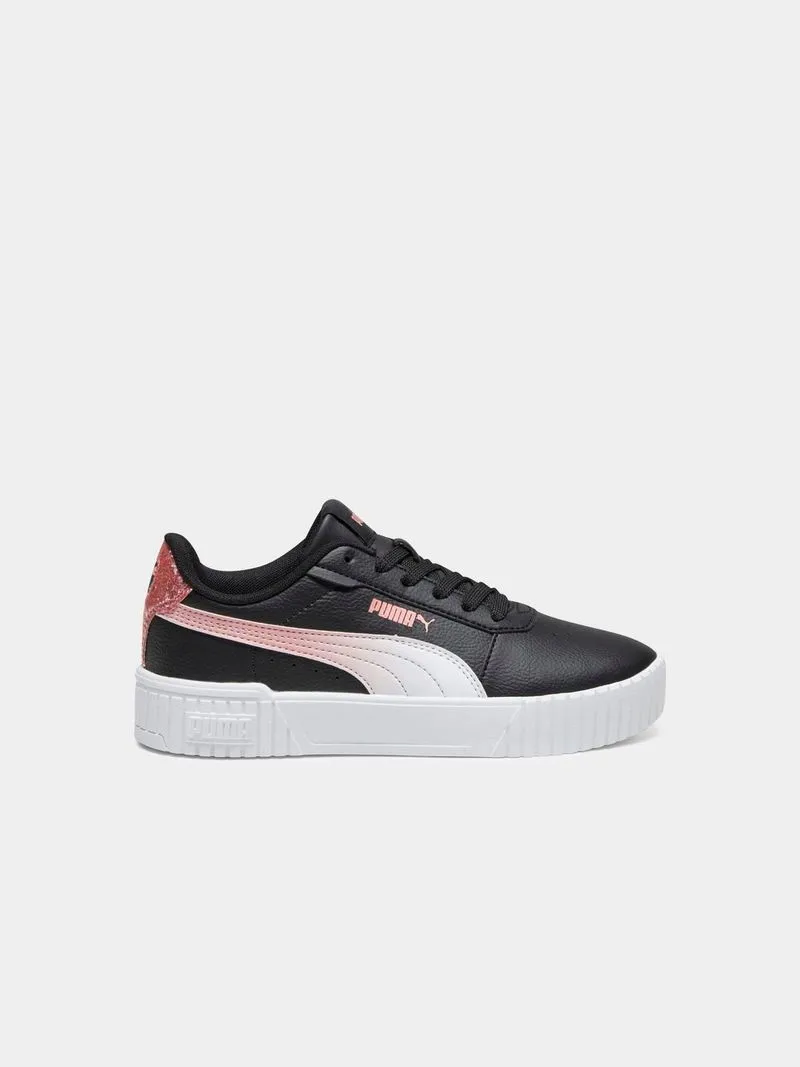 Junior Grade-School 2.0 Star Glow Black/White/Pink Sneakers