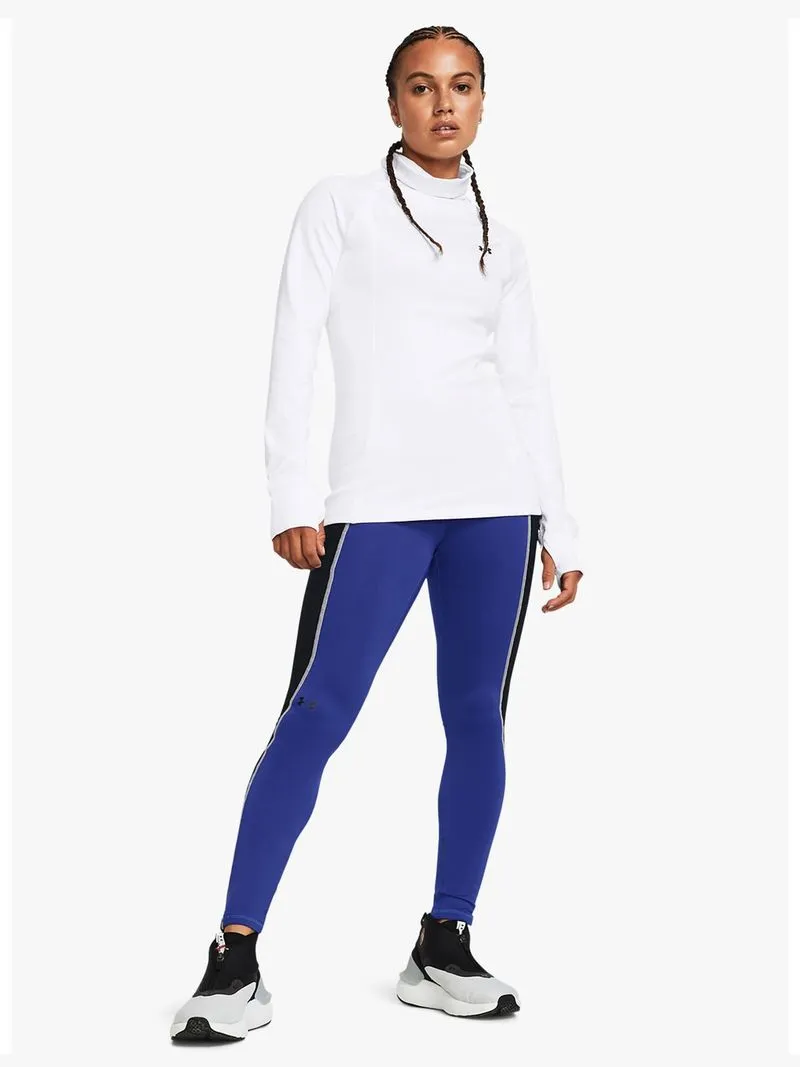 Womens Under Armour Train White Funnel Neck Top