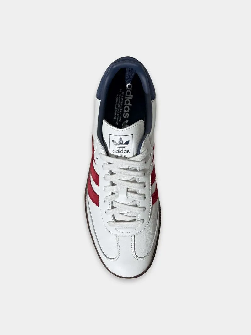 adidas Originals Men's Samba White/Red Sneaker