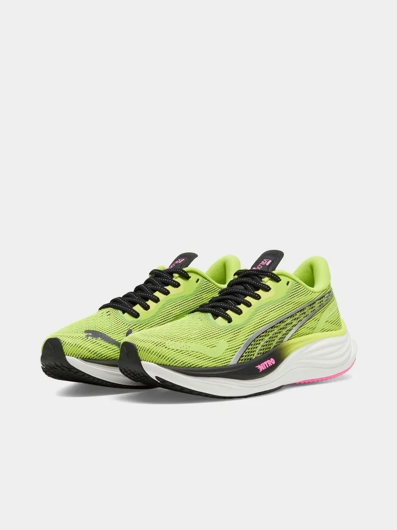 Womens Puma Velocity Nitro 3 Psychedelic Rush Lime Running Shoes