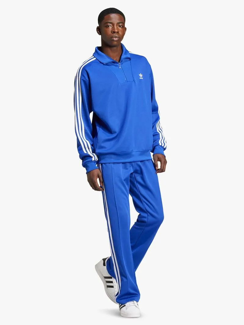 adidas Originals Men's Adicolor Funnel Neck Blue Track Top