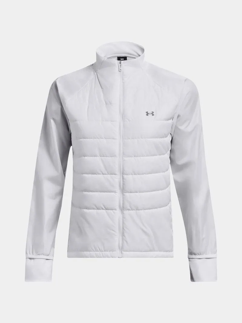 Womens Under Armour Storm Insulated Run Hybrid White Jacket