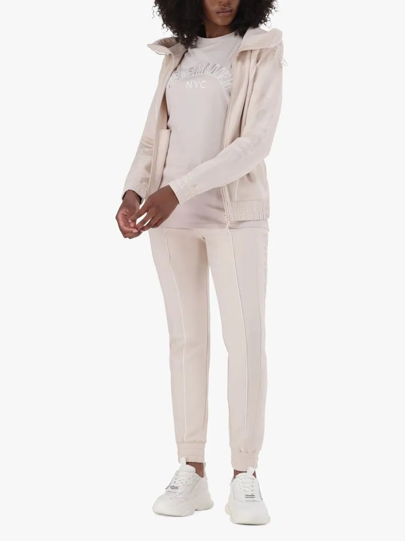 Women's Steve Madden Beige Co-ord Samantha Scuba Hooded Sweater