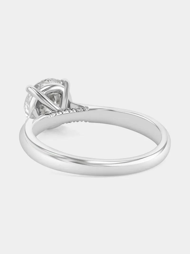 White Gold 1.5ct Lab Grown Diamond Solitaire Ring
