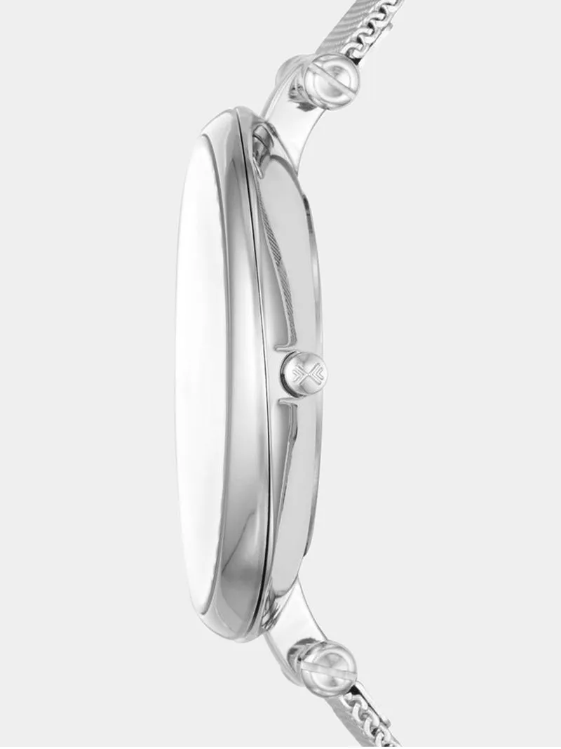 Skagen Women's Tanja Silver Plated Stainless Steel Mesh Watch