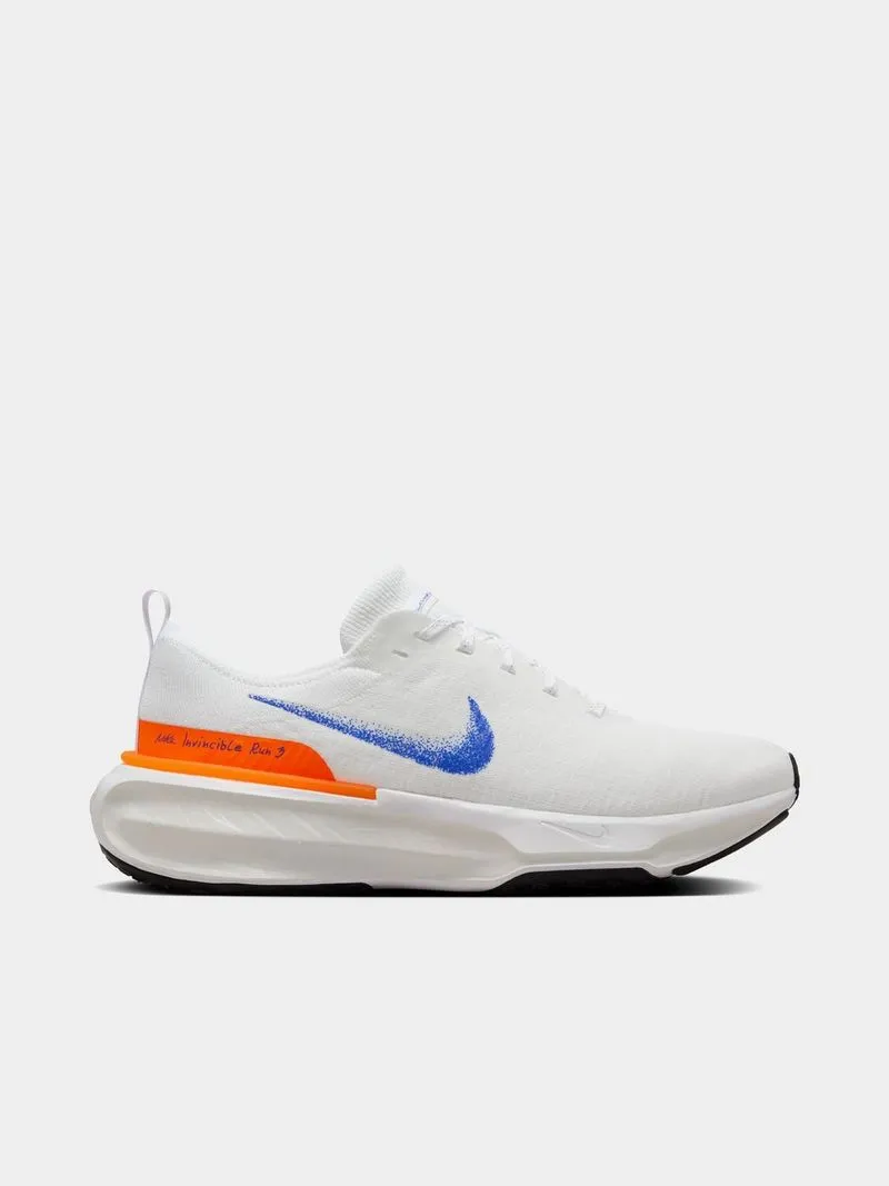 Mens Nike ZoomX Invincible Run 3 FP Blue/White/Orange Running Shoes