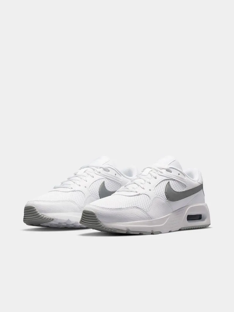 Women's Nike Air Max SC White/Pure Metallic Sneakers