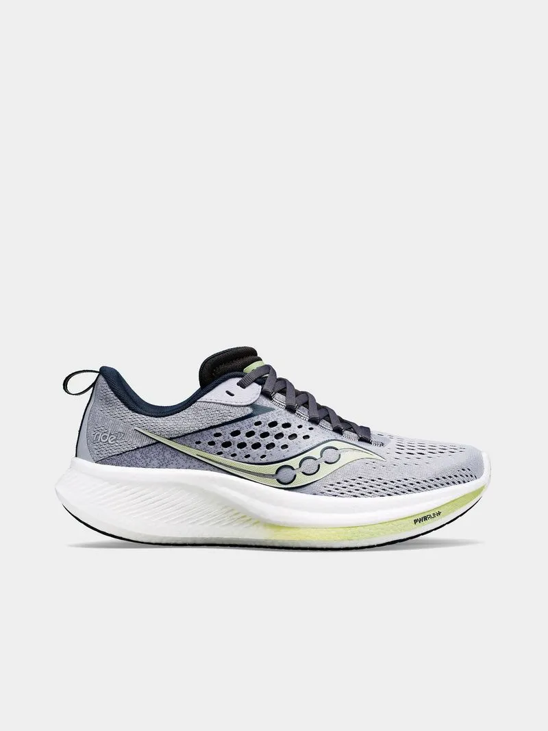 Womens Saucony Ride 17 Shadow/Pepper Running Shoes