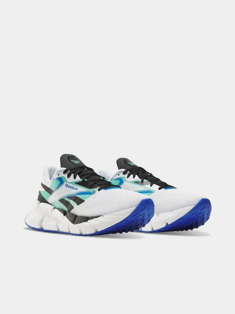 Mens Reebok Floatzig 1 White/Black/Cyber Mint Running Shoes