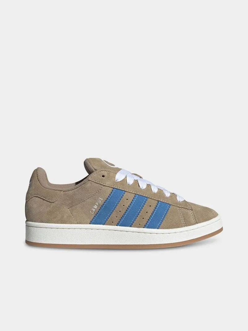 adidas Originals Men's Campus Tan/Blue Sneaker
