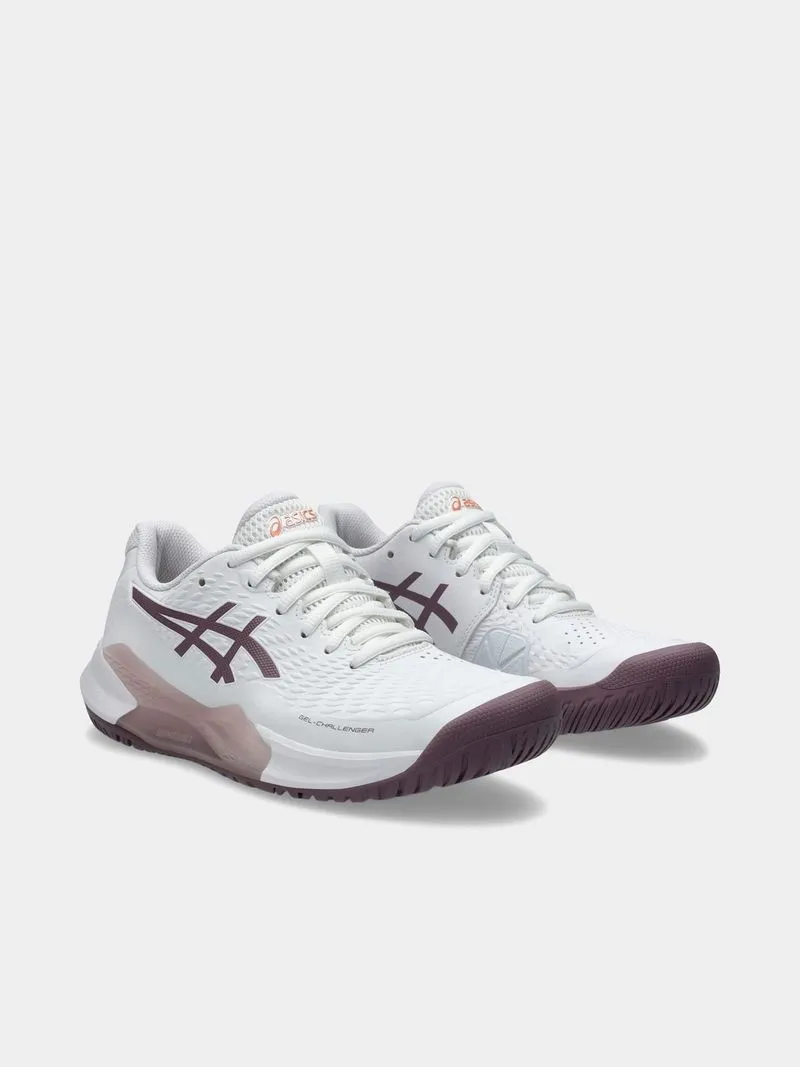 Women's Asics Gel-Challenger 14 White/Mauve Court Shoes