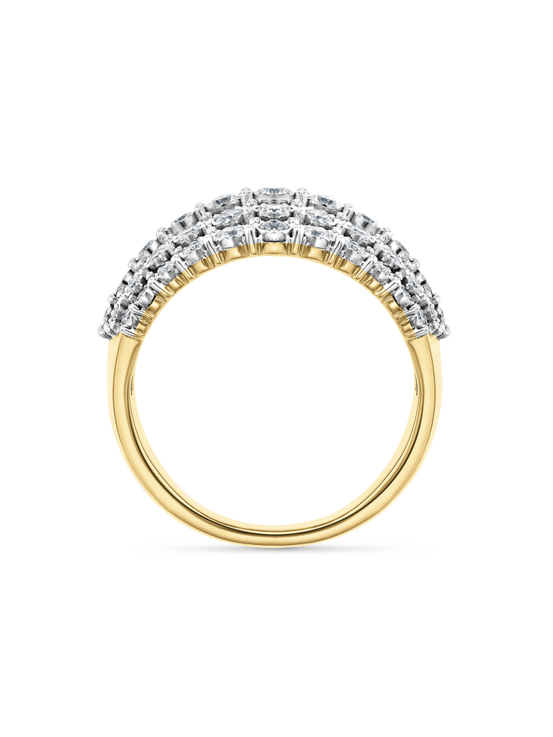 Yellow Gold 1ct Diamond Women’s Opulent Tiara Ring