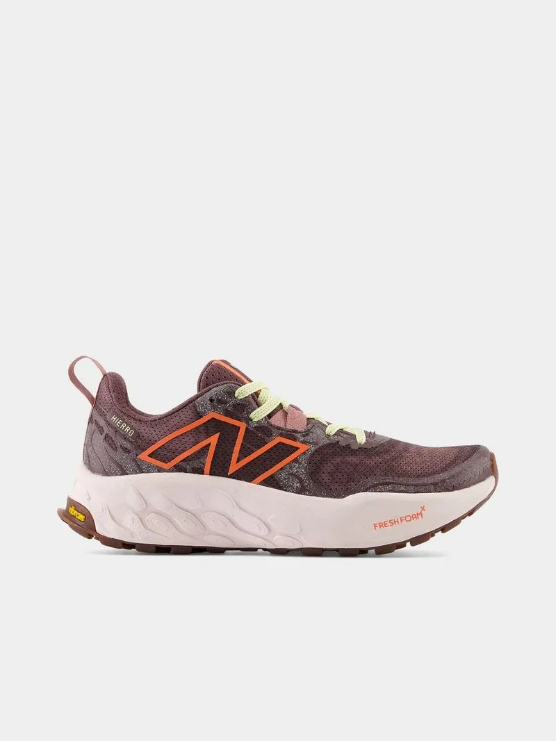 Womens New Balance Fresh Foam X Hierro v8 Licorice Trail Running Shoes
