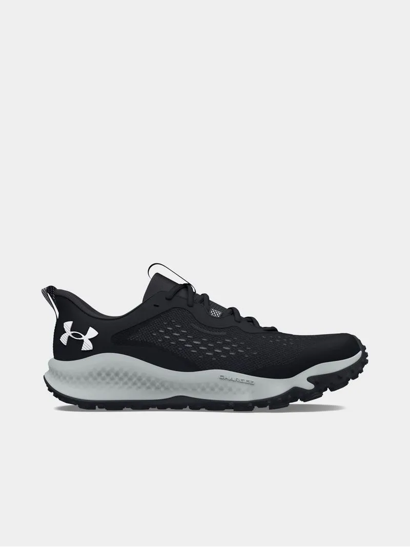 Mens Under Armour Charged Maven Black/Grey/White Trail Running Shoes