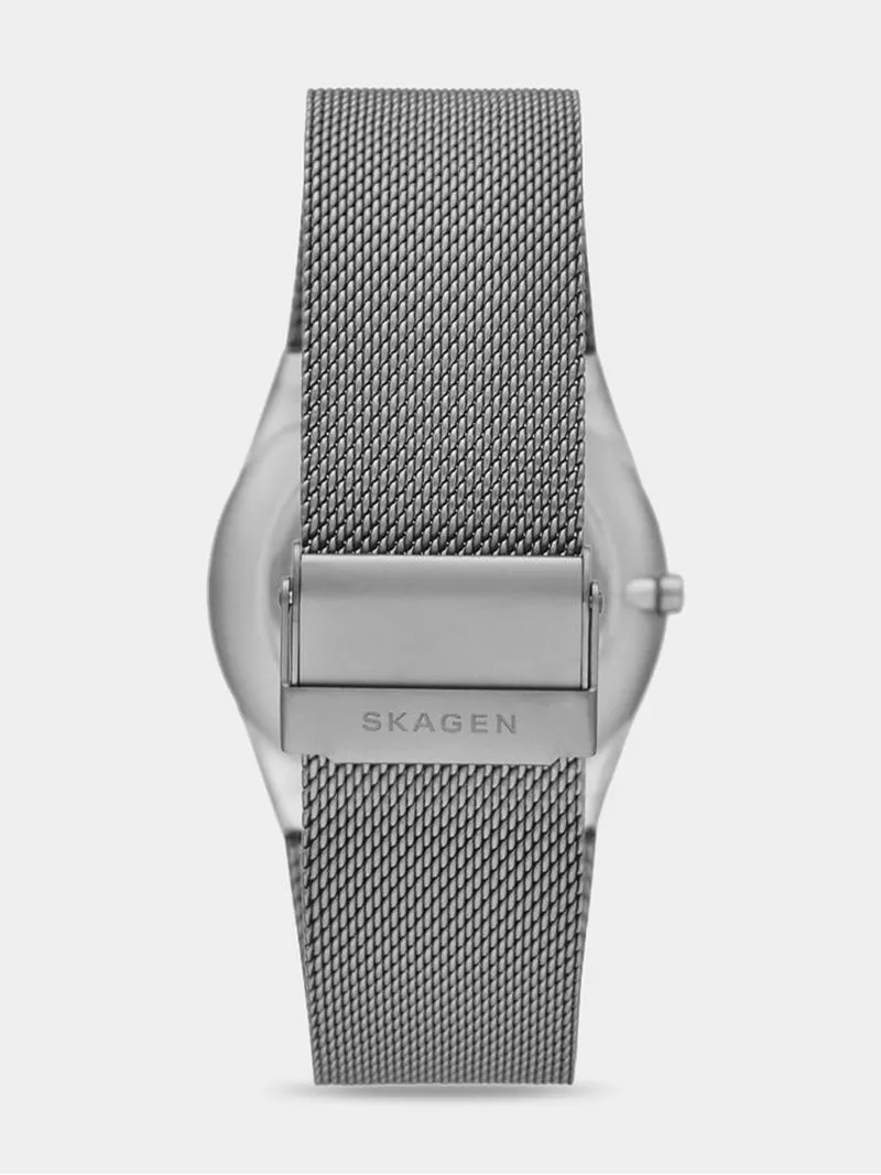Skagen Men's Melbye Gunmetal Plated Stainless Steel Mesh Watch