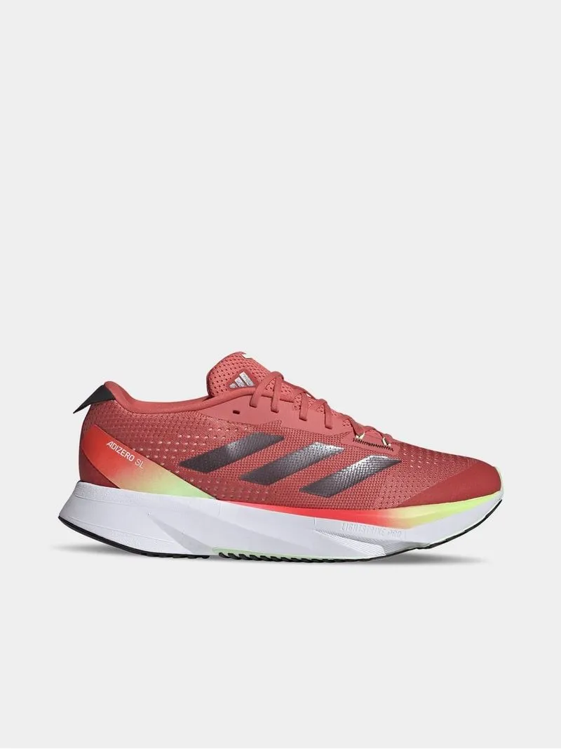 Mens adidas Adizero SL Red/Black Running Shoes