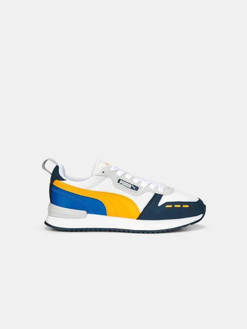 Junior Grade-School Puma R78 White/Dark Night Sneakers