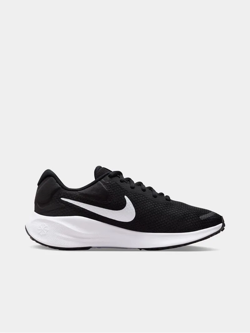 Womens Nike Revolution 7 Black/White Running Shoes