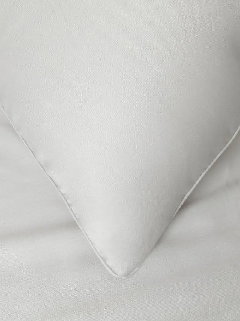 Grace Softest Gold Seal Certified Egyptian Cotton 200 Thread Count Duvet Cover Set Silver